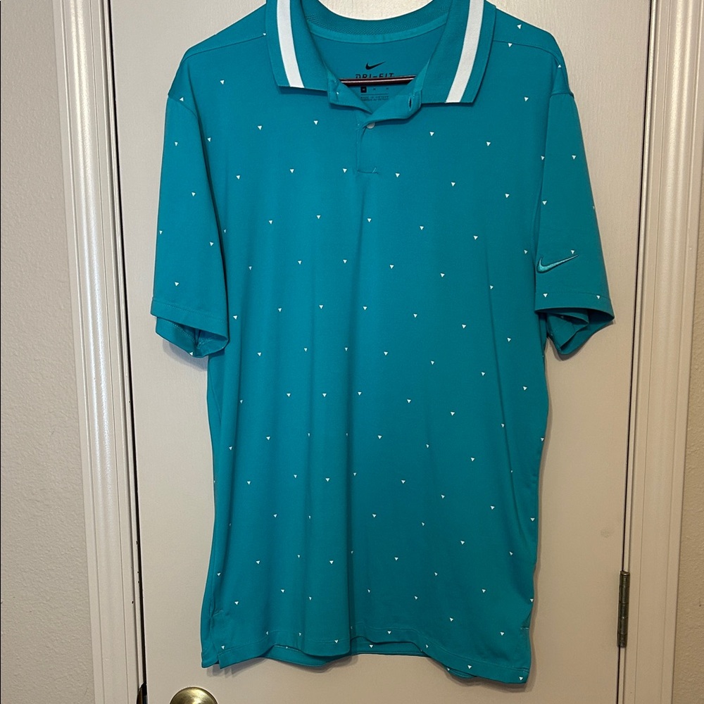 Nike Men's Aqua Polo Shirt